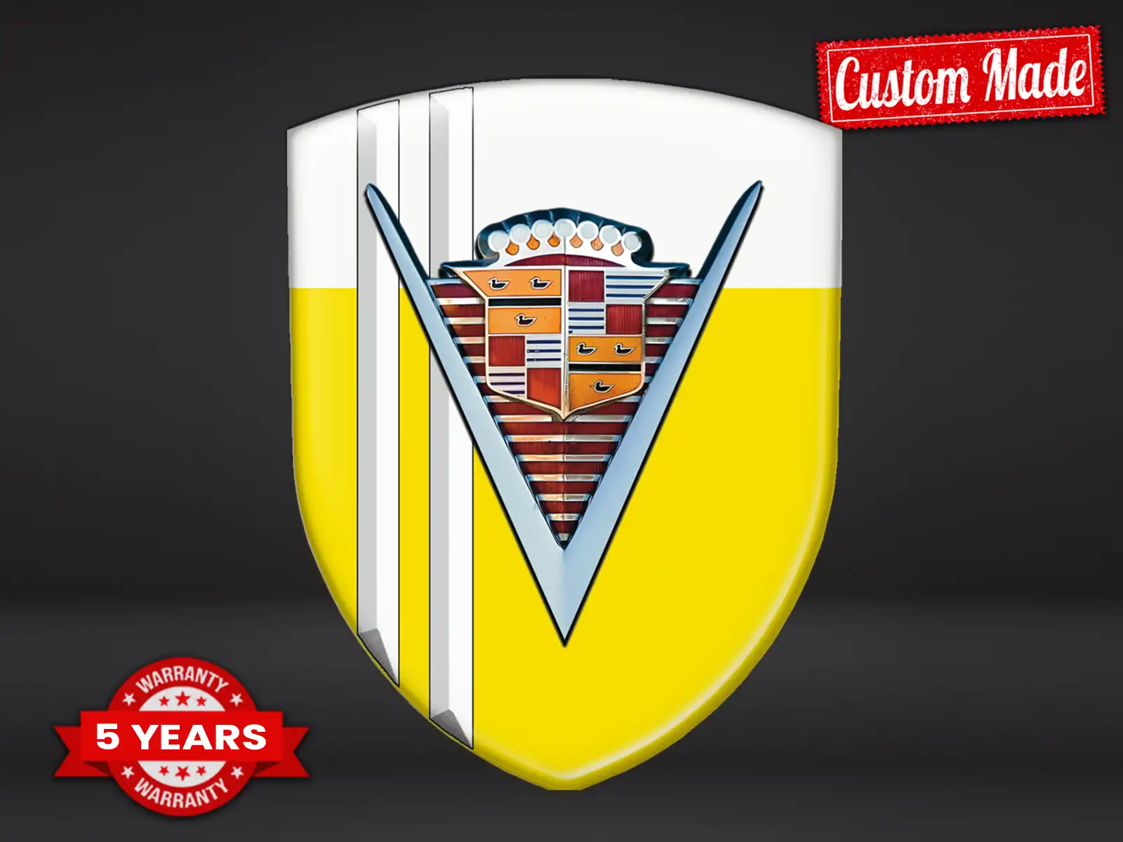 Cadillac Harz Embleme Drift Finish Premium Domes Autos